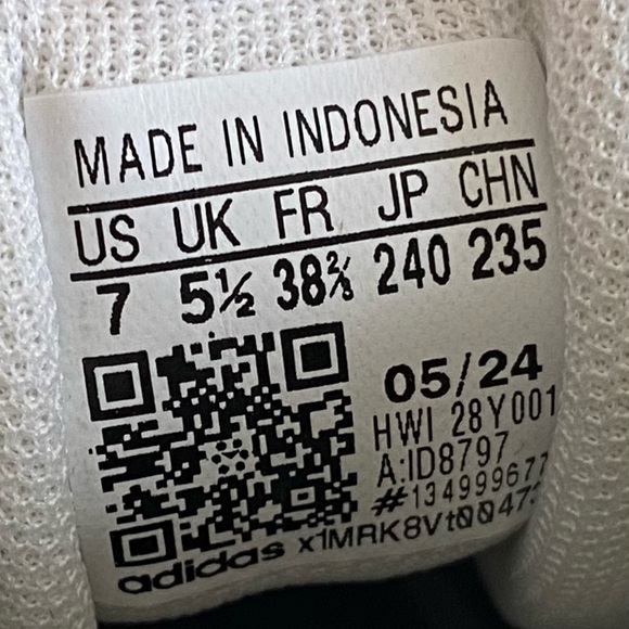 Adidas VL 3.0 Court Shoes Womens Size 7 White Black Classic Sneaker Casual - Picture 11 of 11